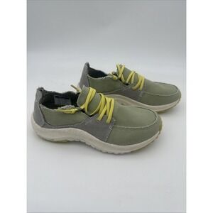 HOLO Footwear Women's Athena Canvas Sneakers Shoes Sage Green HW511098 Size 8